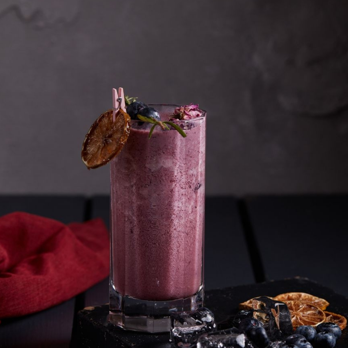 Böğürtlenli Milkshake