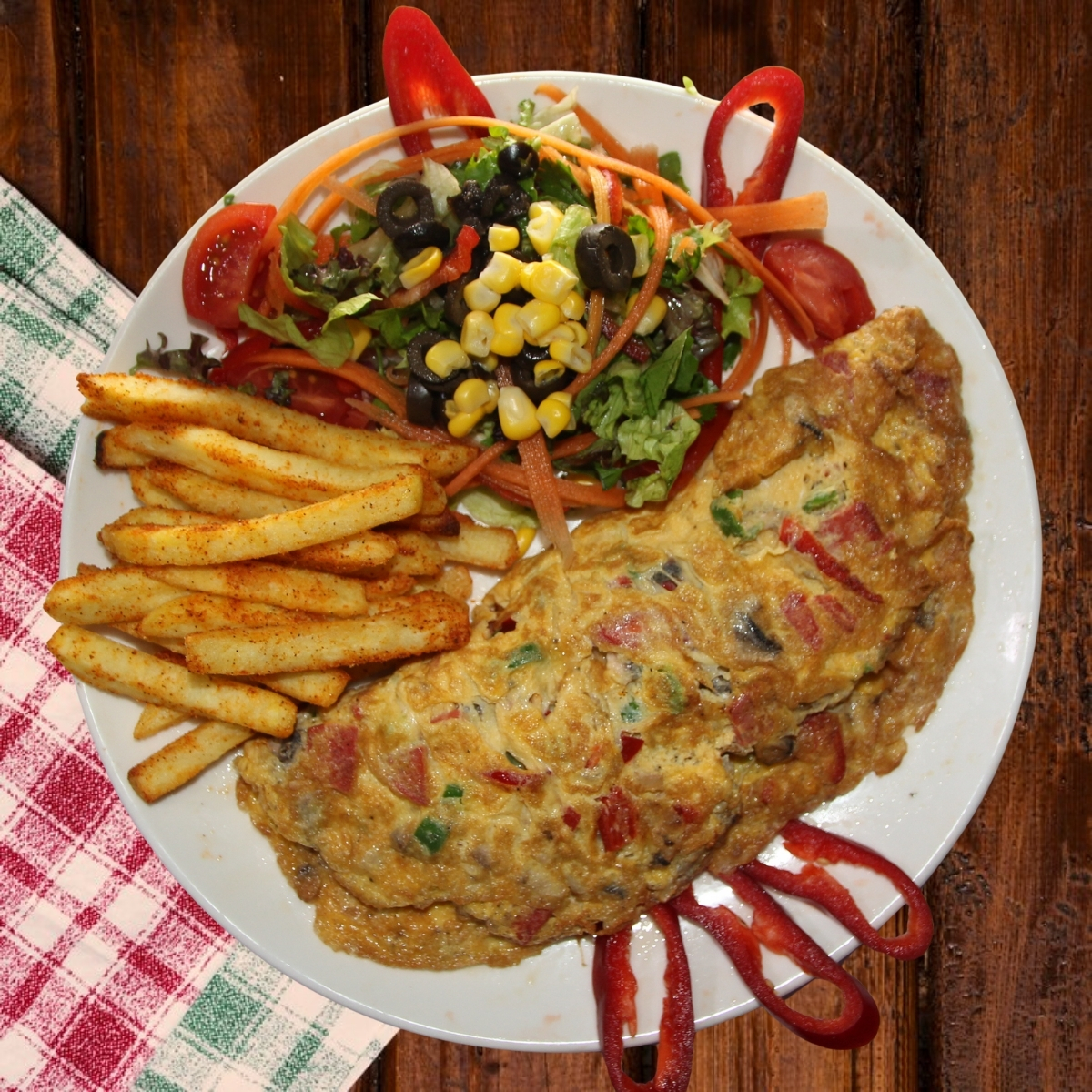 Karışık Omlet