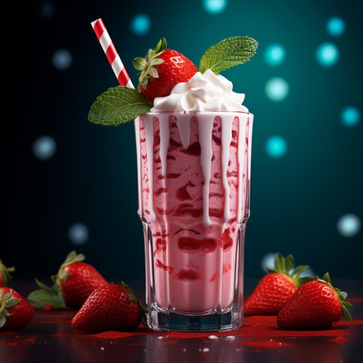 Çilekli Milkshake