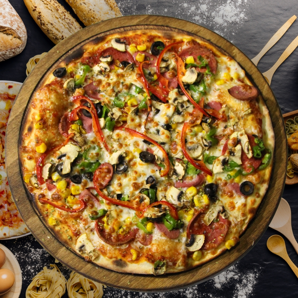 Mokka Special Pizza Orta Boy