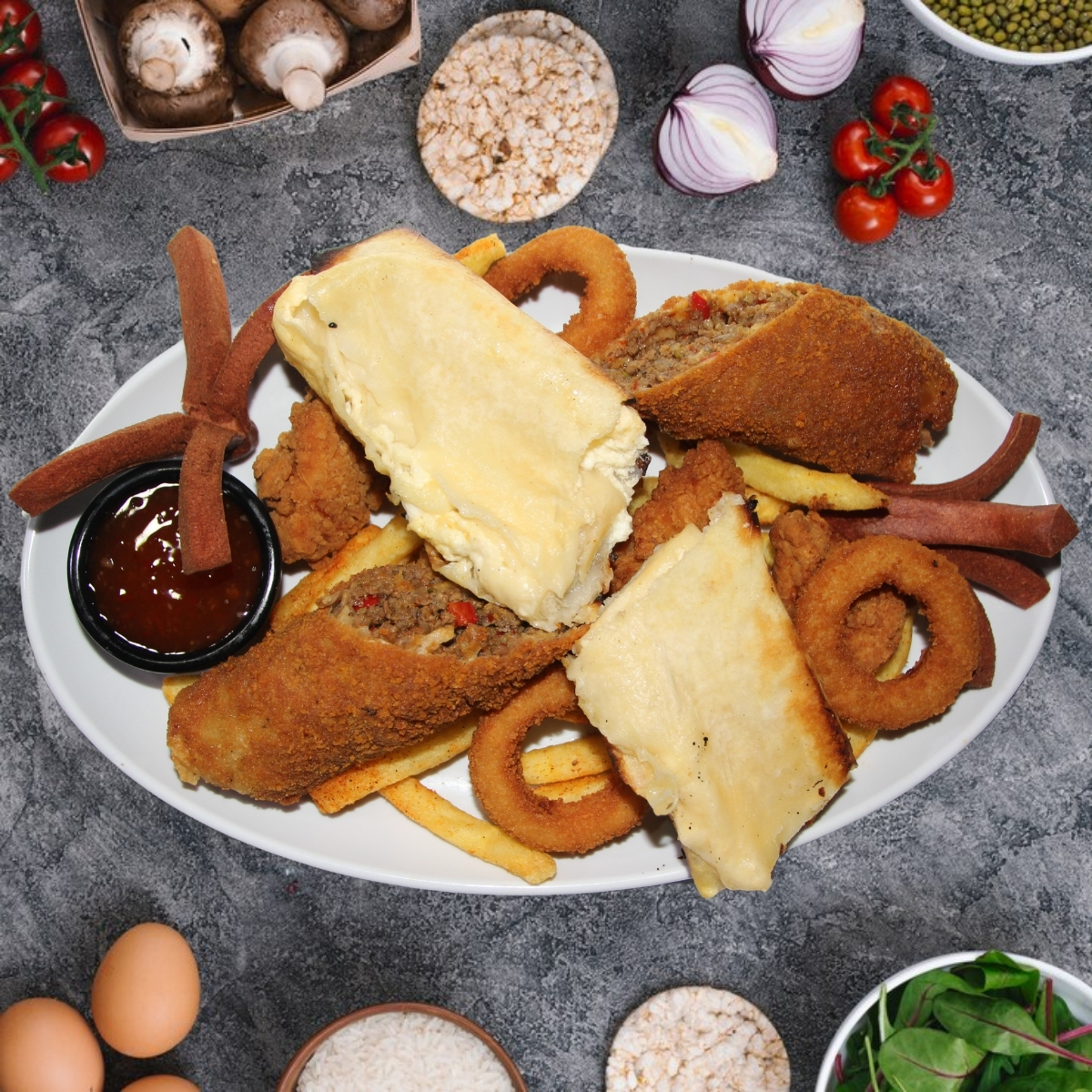 Mokka Atıştırmalık Tabağı